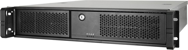 Obudowa serwerowa Chieftec Rack, Server, Black, ATX, Mini-ATX, SGCC, 2U UNC-209S-B-OP
