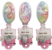 Szczotki do włosów dla dzieci - Szczotka Do Włosów Dla Dzieci Różowa Jednorożec Z Brokatem - miniaturka - grafika 1