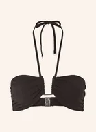 Stroje kąpielowe - Calvin Klein Góra Od Bikini Bandeau Ck Wire schwarz - miniaturka - grafika 1