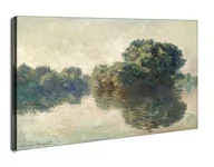 Obrazy i zdjęcia na płótnie - The Seine at Giverny, Claude Monet - obraz na płótnie Wymiar do wyboru: 90x60 cm - miniaturka - grafika 1