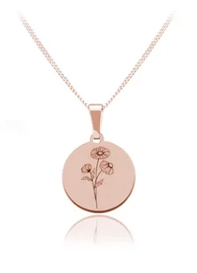 Kwiaty Polskie - Naszyjnik z Wrotyczą - rose gold - Naszyjniki Kwiaty Polskie - Naszyjnik z Wrotyczą - rose gold - Naszyjniki - miniaturka - grafika 1