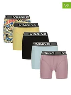 Majtki dla dzieci - Vingino Bokserki (5 par) ze wzorem - miniaturka - grafika 1