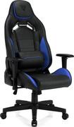 Fotele gamingowe - SENSE7 SENSE7 fotel gamingowy Vanguard czarno niebieski - miniaturka - grafika 1