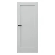Drzwi wewnętrzne - Porta Drzwi wewnętrzne pełne Verte E0 Szare 80 prawe - miniaturka - grafika 1