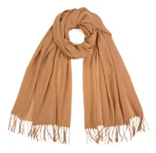 Apaszki i szaliki damskie - Szalik Damski Miękki Z Frędzlami Klasyczny Cienki Elegancki Wiosenny Jesień - miniaturka - grafika 1