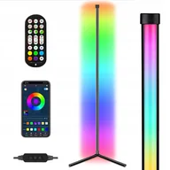 Lampy stojące - Lampa Narożna Podłogowa Stojąca 72 Led Rgb Bluetooth 4.0 Pilot 126cm - miniaturka - grafika 1