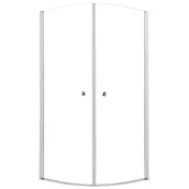 Kabiny prysznicowe - Kabina prysznicowa 1/4 koła Hooked 100x100x200 cm profile chromowane Sealskin - miniaturka - grafika 1