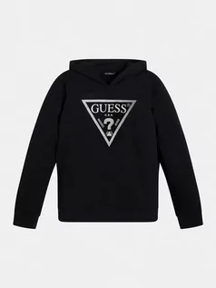 Bluzy męskie - GUESS Kids Bluza Z Kapturem I Z Laminowanym Trójkątnym Logo 7620207264598 - grafika 1