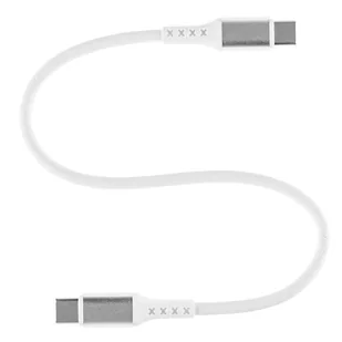 Wzmocniony kabel Ampere USB typ-C - USB typ-C - eXtremestyle® - 0.3 m - biały - Kable USB - miniaturka - grafika 1