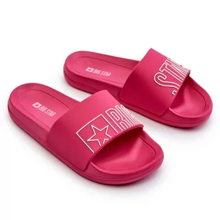 Klapki Dziecięce Big Star NN374524 Fuksja różowe - Buty dla dziewczynek - miniaturka - grafika 1