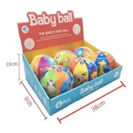 Gryzaki dla dzieci - Piłka dla malucha z materiału 13cm MIX Merkpol - miniaturka - grafika 1