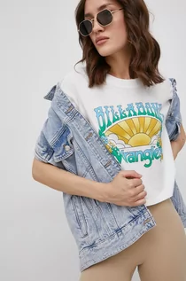 Koszulki i topy damskie - Billabong T-shirt bawełniany x Wrangler - grafika 1