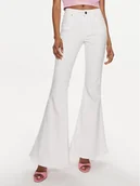 Spodnie damskie - Fracomina Jeansy FP24SV8040W61501 Biały Bootcut Fit - miniaturka - grafika 1