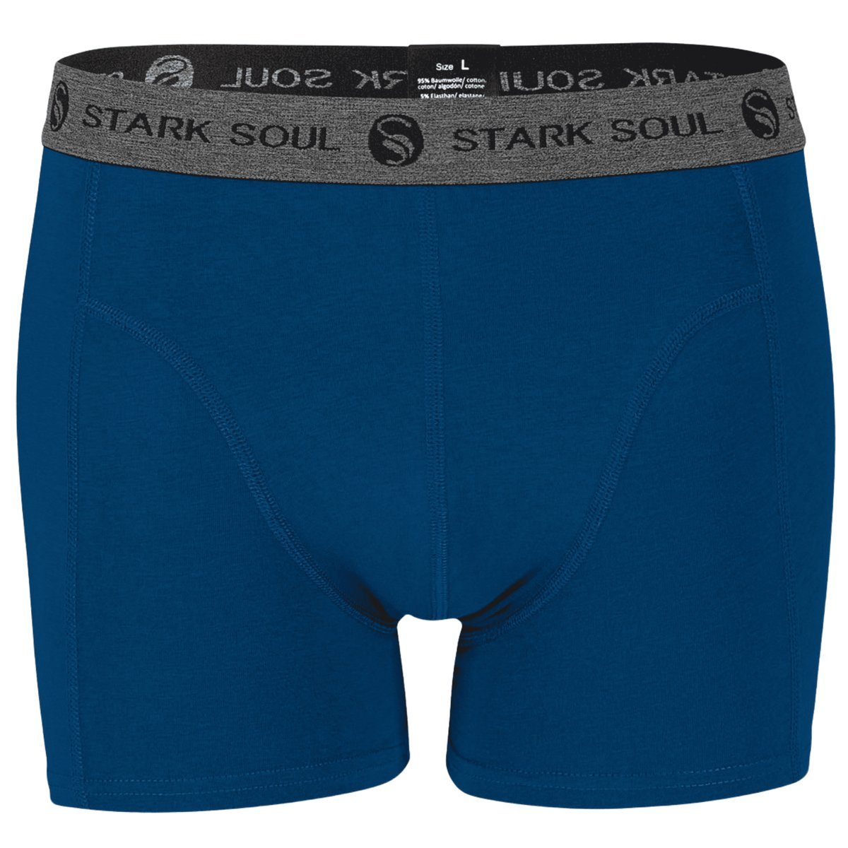 Męskie Bokserki bawełniane kolor GRANATOWY rozmiar XXL oddychające elastyczne