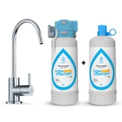 Uzdatniacze wody - System filtrujący Dafi FLOW COMFORT 2x Filtr Perfect (D1) + kran ALTO chrom - miniaturka - grafika 1