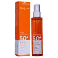 Balsamy i kremy do opalania - Clarins Water Mist UVA/UVB SPF 50 Olejek do opalania 150ml - miniaturka - grafika 1