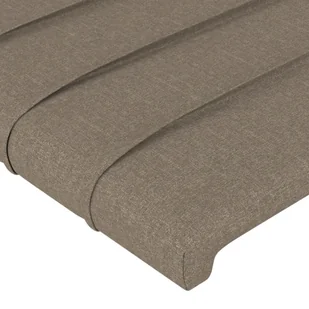 Lumarko Zagłówek do łóżka, taupe, 80x5x78/88 cm, tkanina - Inne meble do sypialni - miniaturka - grafika 5