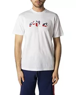 Koszulki męskie - FILA Bosque T-shirt męski, Bright White, XS - miniaturka - grafika 1