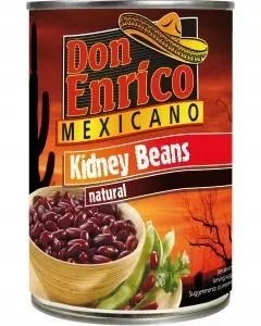 Fasola Kidney naturalna 400g Don Enrico - Pasztet i przetwory mięsne - miniaturka - grafika 1