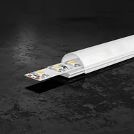 Akcesoria do oświetlenia - EVN EVN APFLAT5 aluminium, 200cm, półokrągła pokrywa - miniaturka - grafika 1