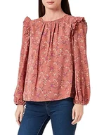 Bluzki damskie - Sidona Bluzka damska 10130374, różowa wielokolorowa, XXL, Różowy, wielokolorowy., XXL - miniaturka - grafika 1