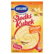 Budyń - Gellwe Słodki Kubek Budyń smak wanilia 43 g - miniaturka - grafika 1