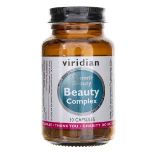 Viridian Ultimate Beauty Complex Suplement diety (30 kaps) 5060003591603 - Witaminy i minerały dla sportowców - miniaturka - grafika 3