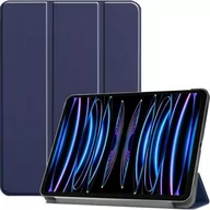 Etui do tabletów - Bizon Etui Case Tab Croc do Apple iPad Pro 11 2022/2021/2020/2018, granatowe - miniaturka - grafika 1