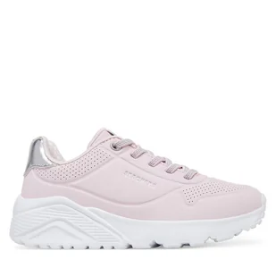 Sneakersy Skechers Uno Lite 310384L/PKSL Różowy - Buty dla dziewczynek - miniaturka - grafika 1