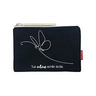 Kosmetyczki, organizery i kuferki - hello-bags Damski N-002-tusalas kosmetyczka/portfele, czarny, średni, czarny, m - miniaturka - grafika 1