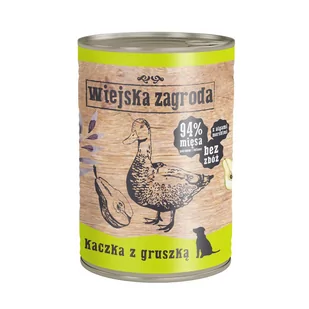 Alpha Spirit Wiejska Zagroda Kaczka z gruszką 30x400g 37564-uniw - Mokra karma dla psów - miniaturka - grafika 1