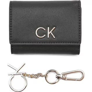 Portfele - Calvin Klein Skórzany portfel + brelok - grafika 1