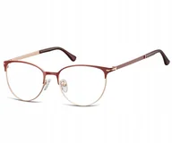 Okulary korekcyjne, oprawki, szkła - OPRAWKI Korekcyjne Kocie Oczy Zerówki Damskie - miniaturka - grafika 1