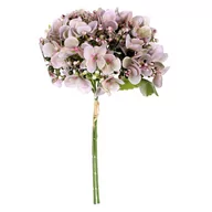 Sztuczne kwiaty - Sztuczny bukiet hortensji, 20 x 35 x 20 cm, jasnofioletowy - miniaturka - grafika 1