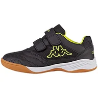 Koszulki i topy damskie - Kappa Unisex dziecięce Kickoff K 260509k-1116 Low-Top, 1140 Black Yellow, 26 EU - miniaturka - grafika 1