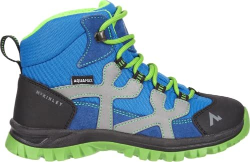 Mc Kinley Santiago Aqx Dziecięce buty trekingowe, Greenlime Bluedark B, 40.5 EU