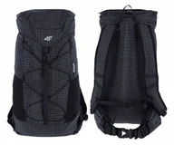 Plecaki - 4F PLECAK TREKKINGOWY LEKKI WYGODNY PRZEWIEWNY POJEMNOŚĆ 25L CZARNY - miniaturka - grafika 1