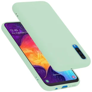 Pokrowiec Do Samsung Galaxy A50 4G / A50s / A30s Etui w LIQUID JASNO ZIELONY TPU Silikon Case Cover Obudowa Ochronny Cadorabo - Etui i futerały do telefonów - miniaturka - grafika 1