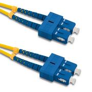 Kable światłowodowe - Qoltec Patchcord światłowodowy SC/UPC - SC/UPC | Singlemode | 9/125 | G652D | Duplex | 5m (0NC) - miniaturka - grafika 1