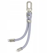 Kable USB - HOCO kabel Typ C do Lightning w formie smyczki PD 20W GH5 0,22 m niebieski - miniaturka - grafika 1