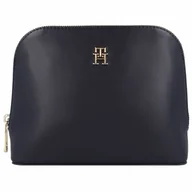 Kosmetyczki, organizery i kuferki - Tommy Hilfiger Iconic Tommy Cosmetic Bag 20 cm space blue - miniaturka - grafika 1