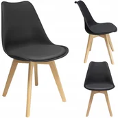 Krzesła - Krzesło Skandynawskie do Kuchni salonu Jadalni - miniaturka - grafika 1