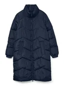 Kurtki damskie - Vero Moda Płaszcz pikowany w kolorze granatowym - miniaturka - grafika 1