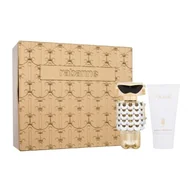 Zestawy kosmetyków damskich - Paco Rabanne Fame Zestaw woda perfumowana 50 ml + mleczko do ciała 75 ml + metalowa puszka - miniaturka - grafika 1