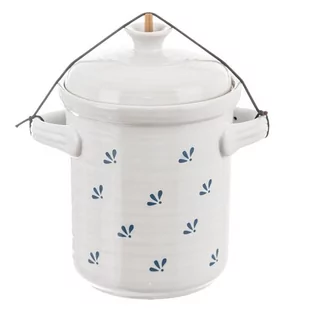 Orion Ceramiczny garnek na kwaszonki, 2,8 l, niebiesko-biały - Garnki - miniaturka - grafika 1