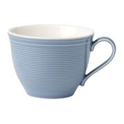 Filiżanki - Biało-niebieska porcelanowa filiżanka do kawy Villeroy & Boch Like Color Loop, 250 ml - miniaturka - grafika 1