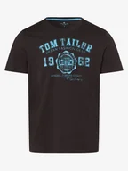 Koszulki męskie - Tom Tailor - T-shirt męski, szary - miniaturka - grafika 1