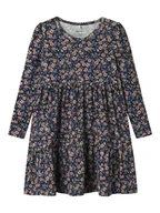 Sukienki - name it Sukienka "Oalia" w kolorze granatowo-beżowym - miniaturka - grafika 1