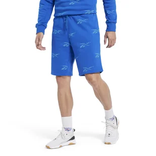Męskie Spodenki REEBOK RI AOP SHORT IB8448 – Niebieski - Spodenki męskie - miniaturka - grafika 1