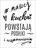 Plakaty - w naszej kuchni white - plakat Wymiar do wyboru: 61x91,5 cm - miniaturka - grafika 1